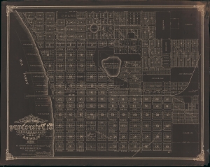 1908 Titcomb City Urban Planing Map of St. Petersburg, Florida