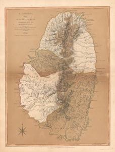 1794 Laurie and Whittle Map of Saint Vincent, West Indies