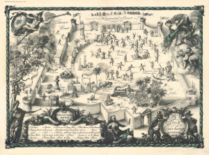 1933 Whistler Pictorial Map of the London Stock Exchange