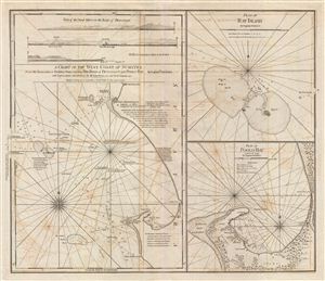 1797 Laurie and Whittle Nautical Map of the West Coast of Sumatra, Indonesia