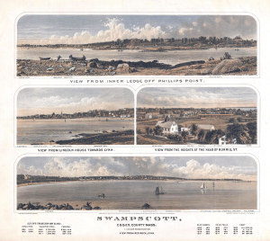 1871 Robinson View of Swampscott, Massachusetts