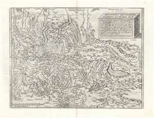 1581 Ortelius Map of Switzerland