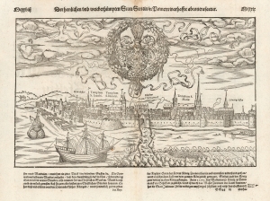 1598 Münster View of Szczecin, Poland