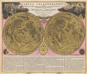 1707 Homann and Doppelmayr Map of the Moon