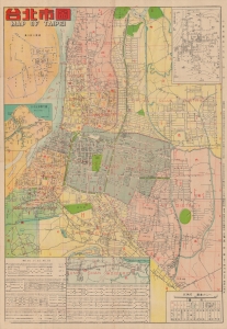 1957 Yeh City Plan of Taipei, Taiwan