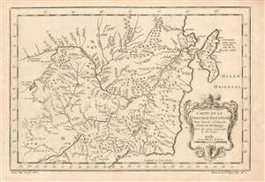 1780 Bellin Map of Manchuria and the Russo-Chinese Frontier