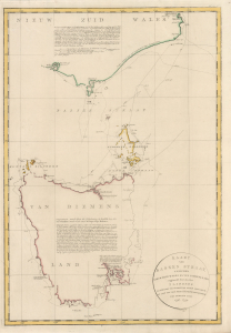 1800 Flinders and Arrowsmith Map of Tasmania