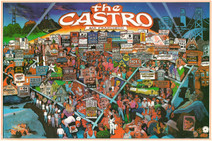 1985 Bruce Pictorial View of the Castro, San Francisco, California