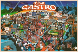 1985 Bruce Pictorial View of the Castro, San Francisco