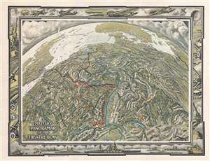 1940 Colortext Map of the Theater of War (WWII)
