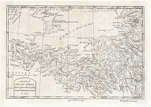 1747 Astley / Mead Map of Tibet