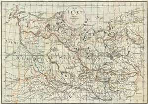 1790 Kummer Map of Tibet, Bhutan, and Nepal - a milestone!