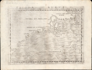 1548 Gastaldi Map of The East Coast