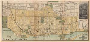 1905 Johnston Plan of Toronto, Canada
