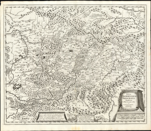 1725 Renier and Josue Ottens Map of Transylvania