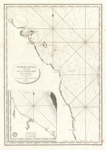 1798 Dépôt de la Marine Nautical Map of Vietnam
