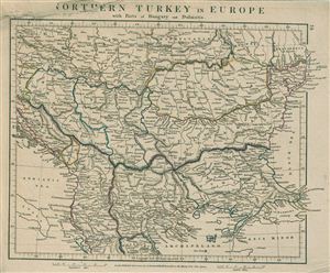 1828 Arrowsmith Map of Northern Turkey in Europe