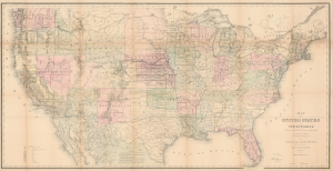 1867 General Land Office Map of the United States