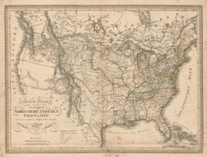 1821 Weiland Map of the United States (Mexican Province of Texas)