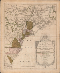 1776 Lotter Map of the United States at the Outbreak of the Revolutionary War