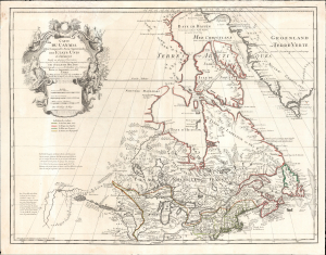 1783 Dezauche / De L'Isle Map of the United States and Canada