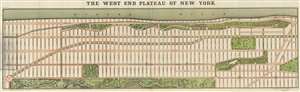 1879 Viele First Map of the Upper West Side of Manhattan, New York City