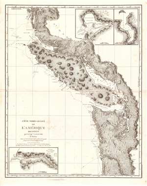 1799 Vancouver Map of Vancouver Island, Washington, and Puget Sound