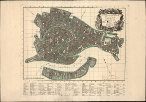 1798 Viero City Map or Plan of Venice, Italy