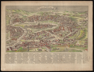1830 Anonymous Bird's Eye View of Vienna, Austria