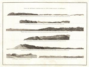 1799 Vancouver View of San Francisco, San Diego, and Santa Barbara