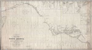 1855 Imray Nautical Map of the East United States: New York to Florida
