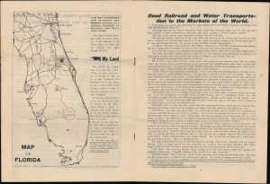 1911 Howe Promotional Real Estate Map and Booklet, Volusia County, Florida
