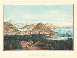 1854 / c. 1910 Le Breton View of San Francisco, California