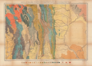 1878 Hayden Geological Map of Bear Lake, Utah and Environs