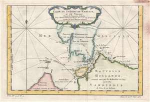 1758 Bellin Map of the Kara Strait, Yuzhny Island (Novaya Zemlya/ Nova Zembla)