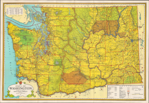 1955 Kroll Map of Washington State