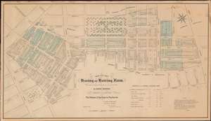 1869 Holmes Map of Washington Square Park, West Village, New York City