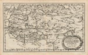 1683 Nicolas Sanson Map of West Africa