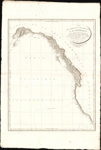 1799 Vancouver Map of the West Coast of North America - California, Vancouver, Alaska