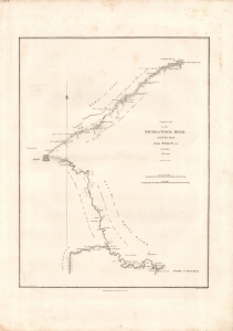 1793 Parish Map of the Bai (Hai) River and Road to Rehe, China
