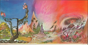 1965 Ballantine / Barbara Remington 'Wilderness' Lord of the Rings Poster