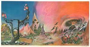1965 Ballantine / Barbara Remington 'Wilderness' Lord of the Rings Poster