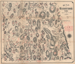 1886 Lester and Williams Map of Woodstock, Connecticut
