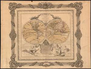 1766 Brion Map of the World