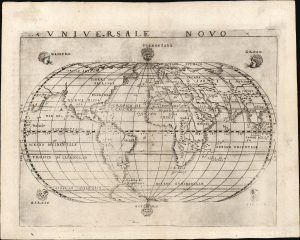 1548 Giacomo Gastaldi Map of the World