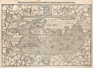 1550 Münster Map of the World