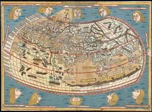 1486 Claudius Ptolemy/ Nicolaus Germanus Map of the Ancient World