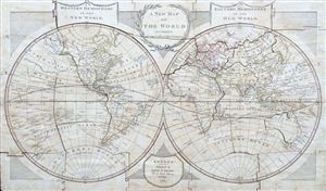 1813 John Wallis / Laurie and Whittle Puzzle Map of the World