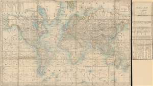 1862 Schnell and Takeda Japanese Map of the World