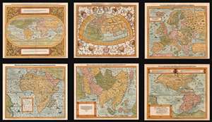 1588 Munster/ Petri set of World and Continents Maps